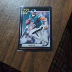 JALEN HURTS FOOTBALL CARD.