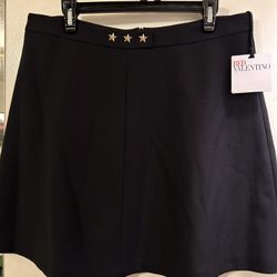 New With Tag Valentino Red Label Black Skirt