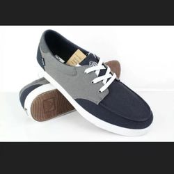 Reef Men’s Deckhand 3 Sneakers Lace Up Size 11 Gray Blue/Navy