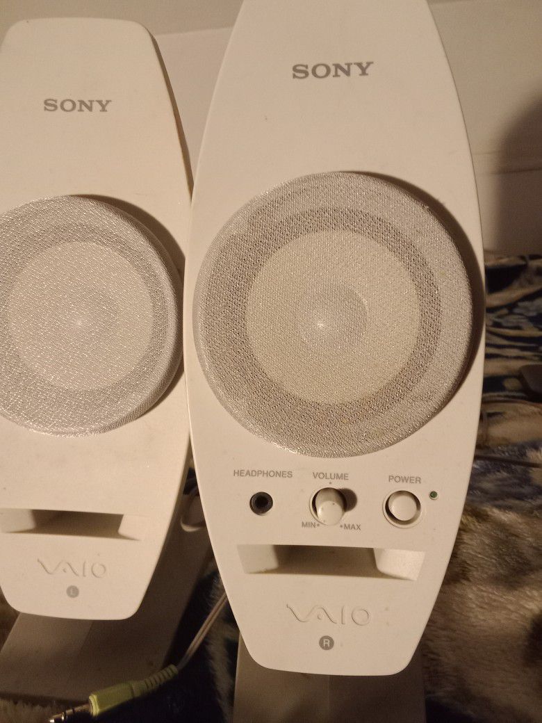 SONY Vaio Computer Desktop Speakers 
