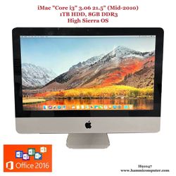 iMac "Core i3" 3.06 21.5" (Mid-2010) 1TB HDD, 8GB DDR3 "H91047"