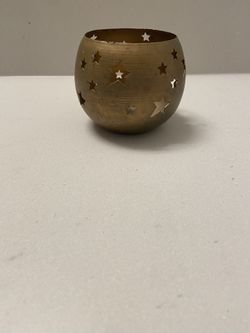 Star Cutout Candle Holder