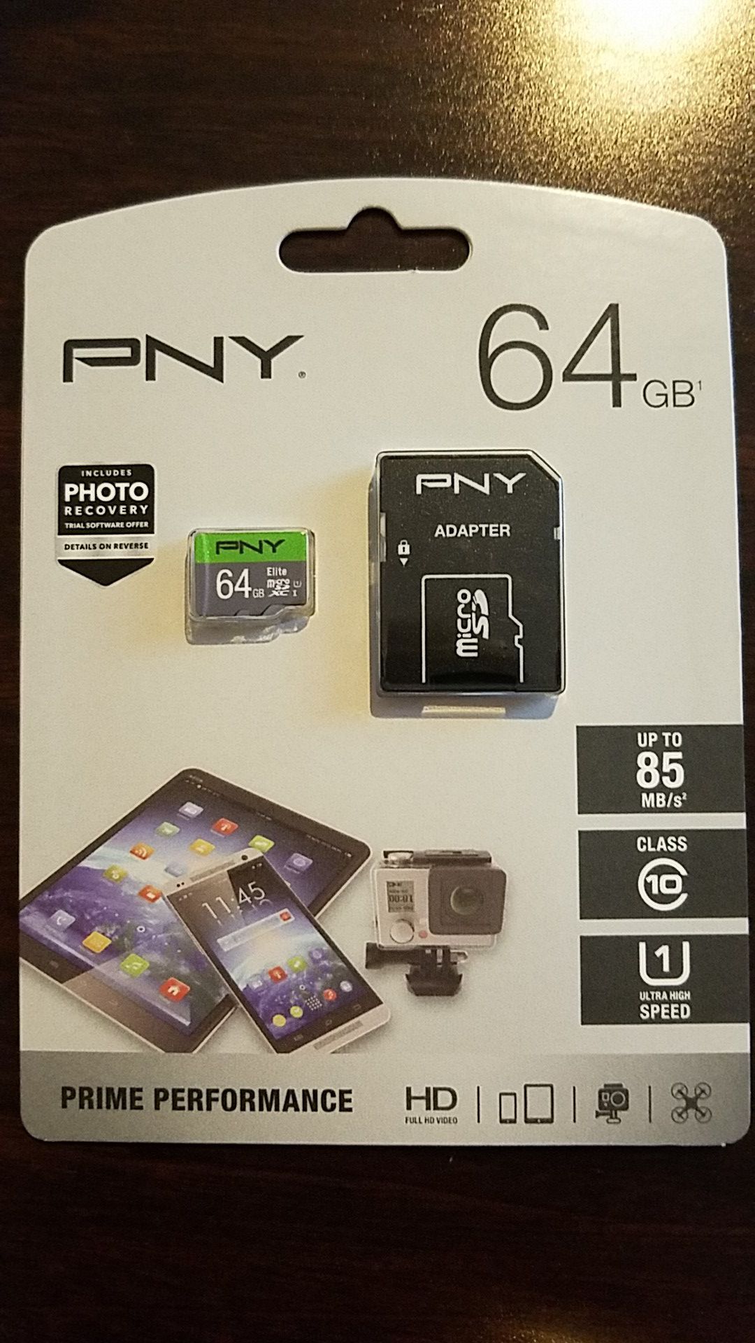 PNY Elite Micro SD Card 64 GB