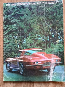 Vintage 1966 Corvette Brochure