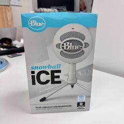 Blue Snow Ball Mic Usb Plug And Play
