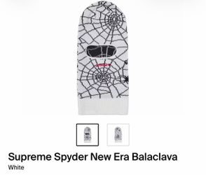 Supreme spyder new era balaclava.