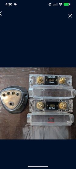 Distribution Block and fuses