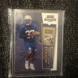 Shaun Alexander Rookie Autograph 