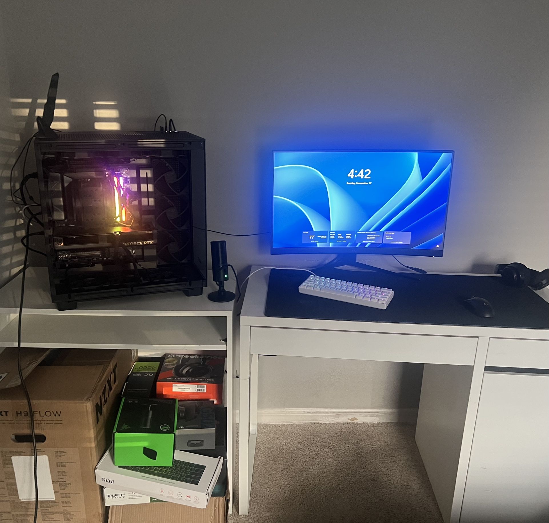 Gaming Setup- 4060ti 16Gb+Ryzen 7 7800X3D 32GB RAM 280hz Monitor