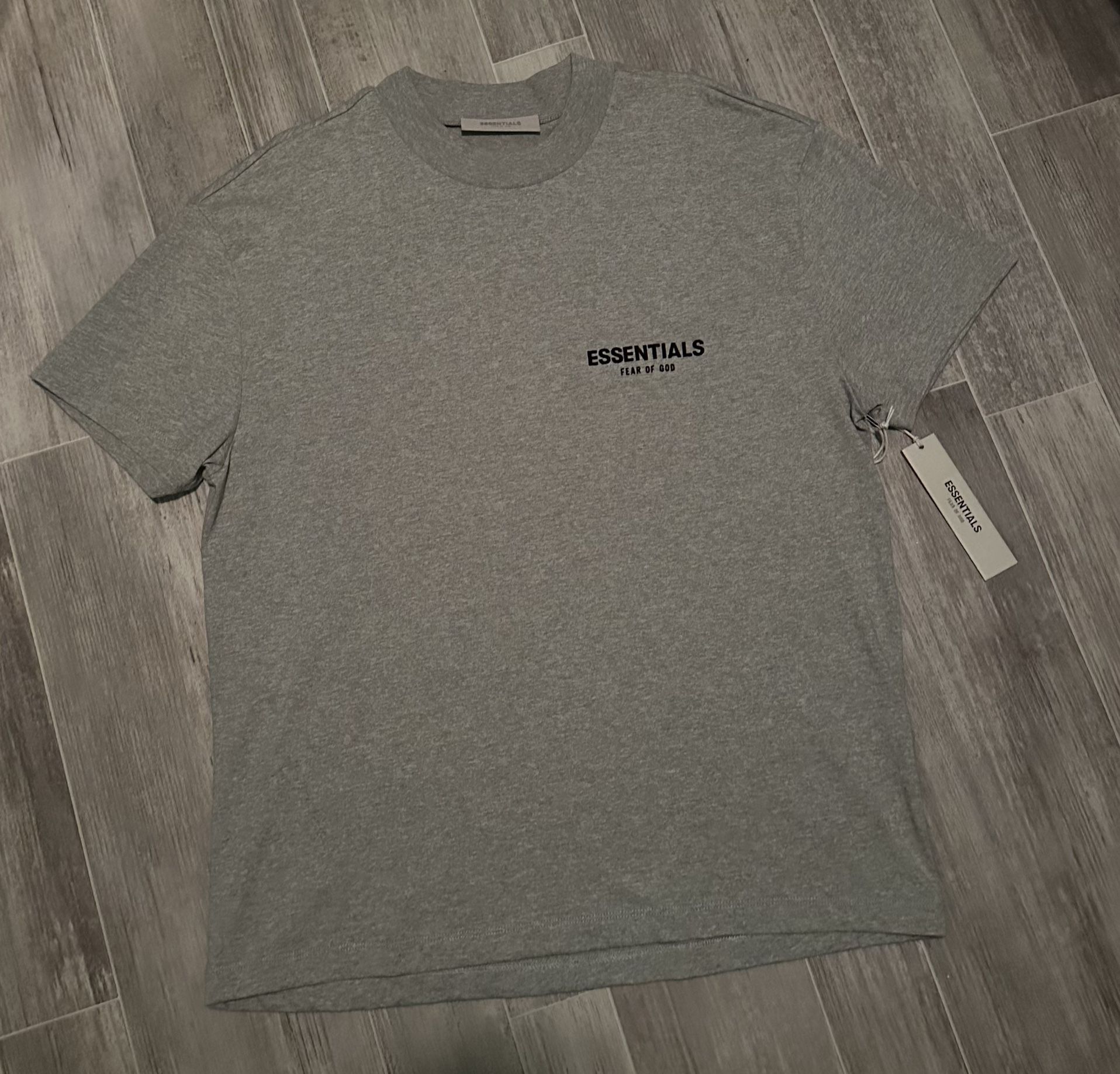 Essentials Fear Of God Oatmeal T Shirt Size Small