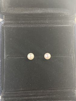 5mm A+ Luster Freshwater Pearl Stud Earrings – 925 Sterling Silver