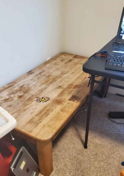 Solid Wood Coffee Table 53×26 Inches