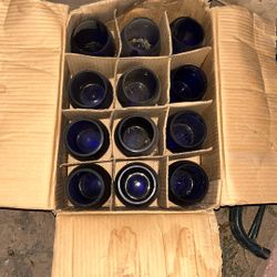 Large Blue Votives