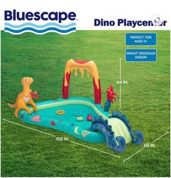 Bluescape Dino Play Center, Inflatable Pool Game & Toys, Age 2 & up, Unisex