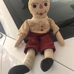 Vintage Raggedy Andy Doll