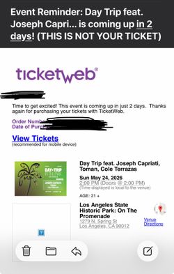 Joseph Capriati Day Trip