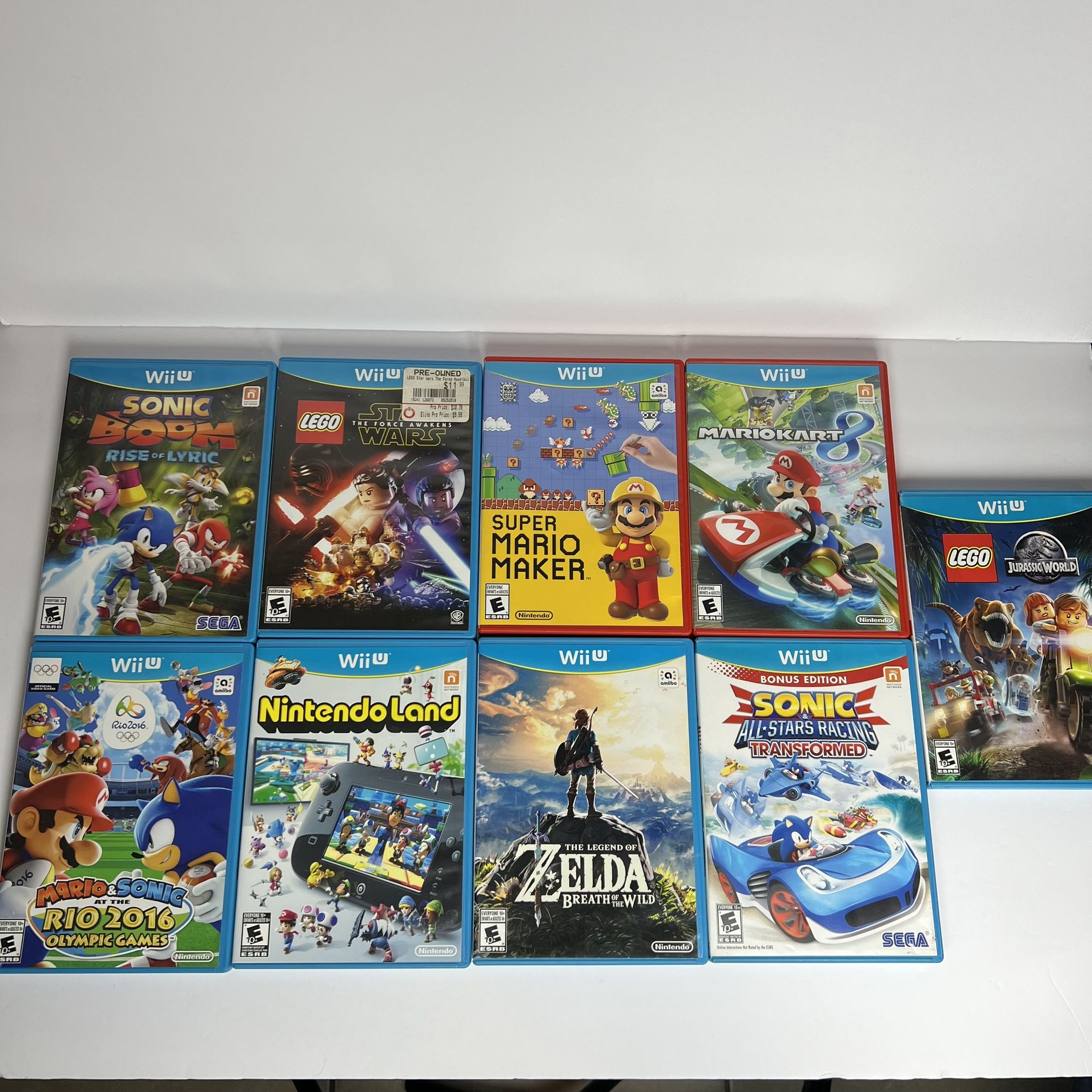 Wii U Game Lot