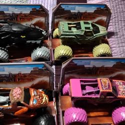 Set Of Monster Jam Trucks 