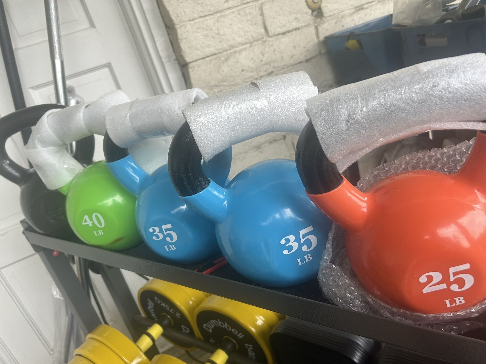New kettle bells $1.10 a pound