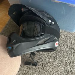 Bell Helmet With Goggles 