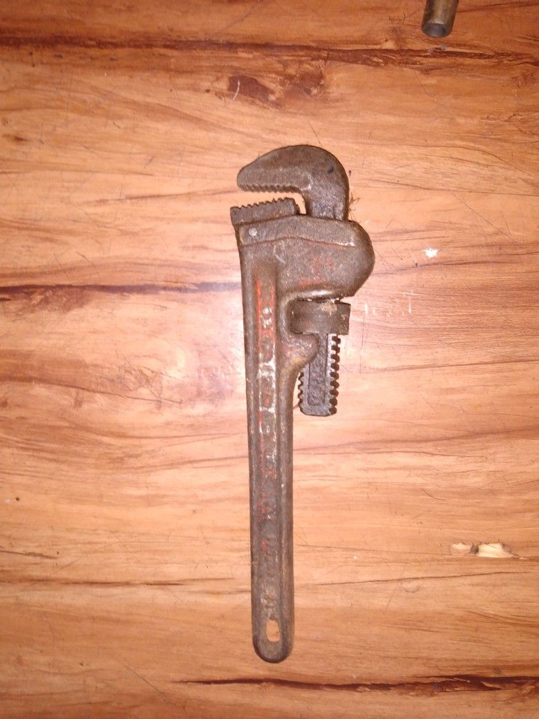 Vtg Ridgid Pipe Wrench