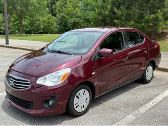 2019 Maroon Mitsubishi Mirage G4 ES (FWD) Sedan