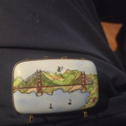 peint main golden gate bridge box