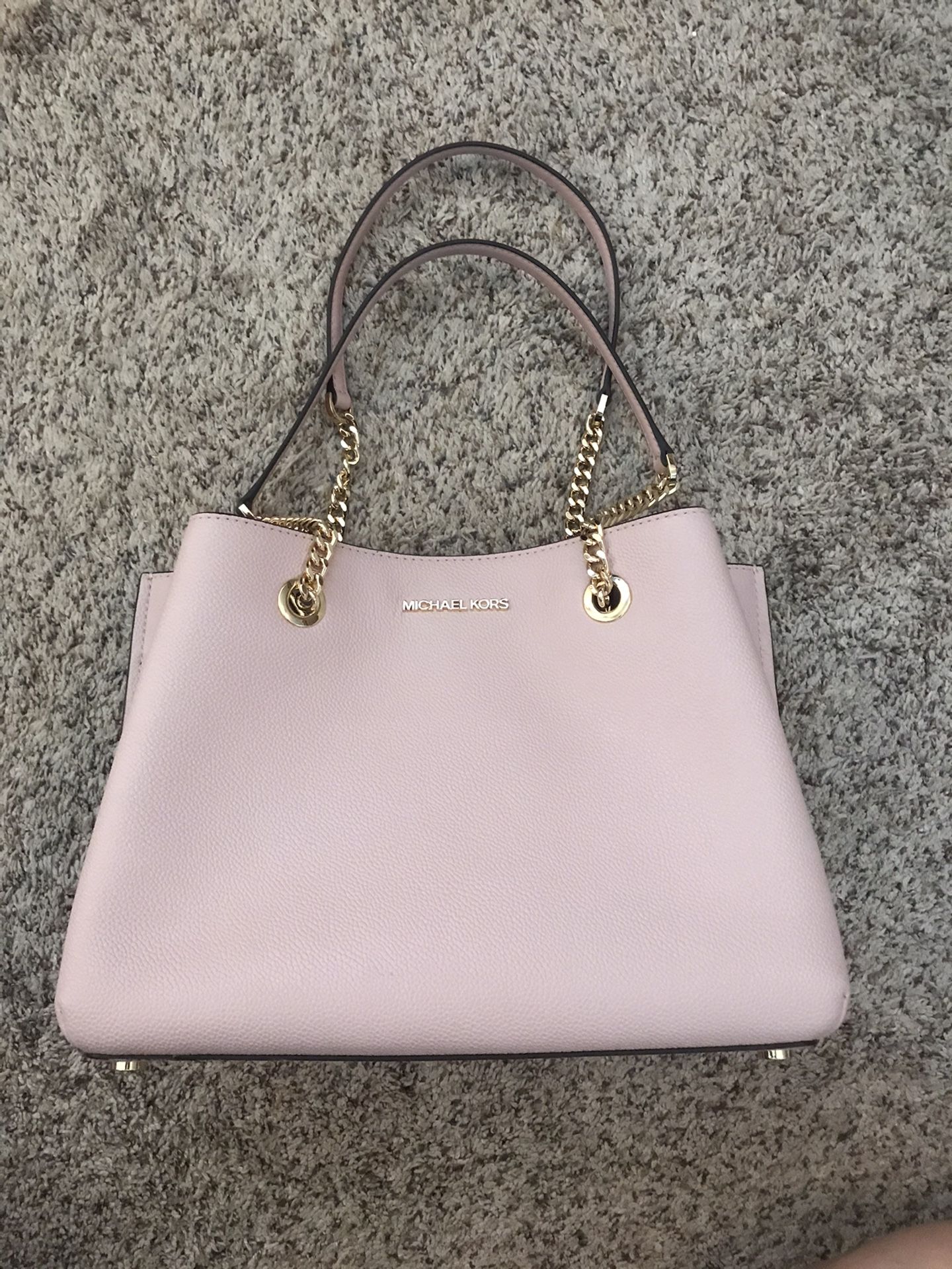 Michael Kors Teagan Large Pebble Bag (Blossom) with matching pebble coin purse