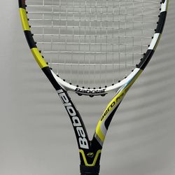 Authentic Babolat Aeropro Drive Tennis Racquet 4 3/8 And Bag