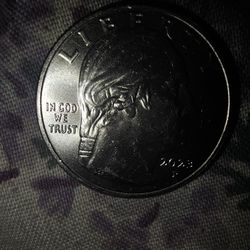 2023 p jovita idar quarter error reads "cod we trust"
