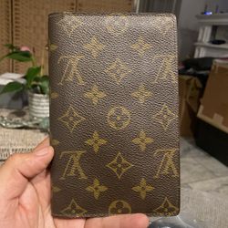 LOUIS VUITTON Men's Long Wallet Brown Bifold Monogram Porte