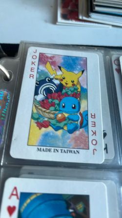 Rare Pokemon playing deck of cards