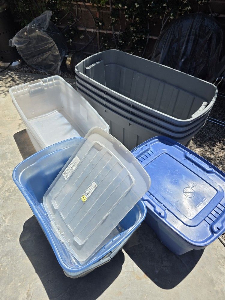 Storage containers.