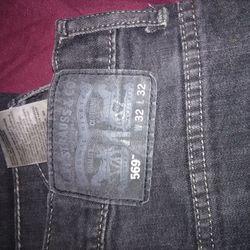 Levi Strauss Black Label Jeans 32W X 32L 32x32