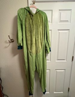 Halloween Costume Green Alligator
