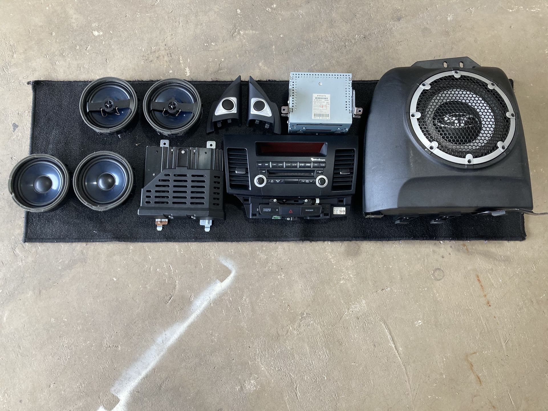 Mitsubishi Rockford Fosgate OEM Sound System 08+ Lancer