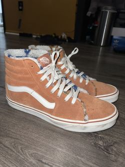 Vans Sk8 Hi Suede w/sherpa lining (Tan/brown)Men’s Size 11