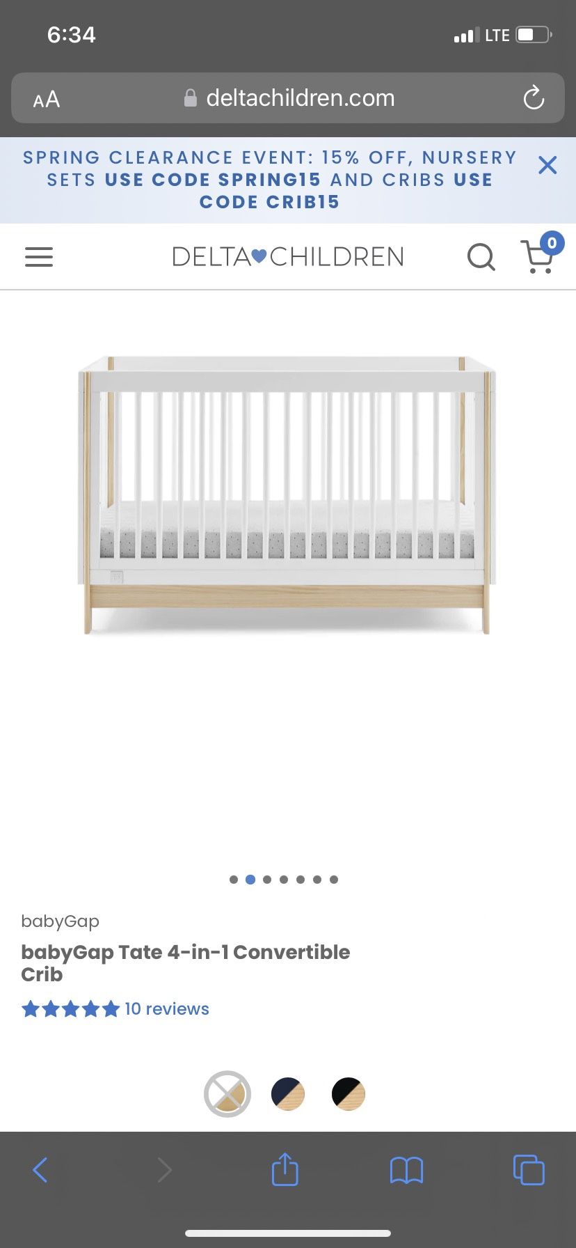 6-in-1 Crib