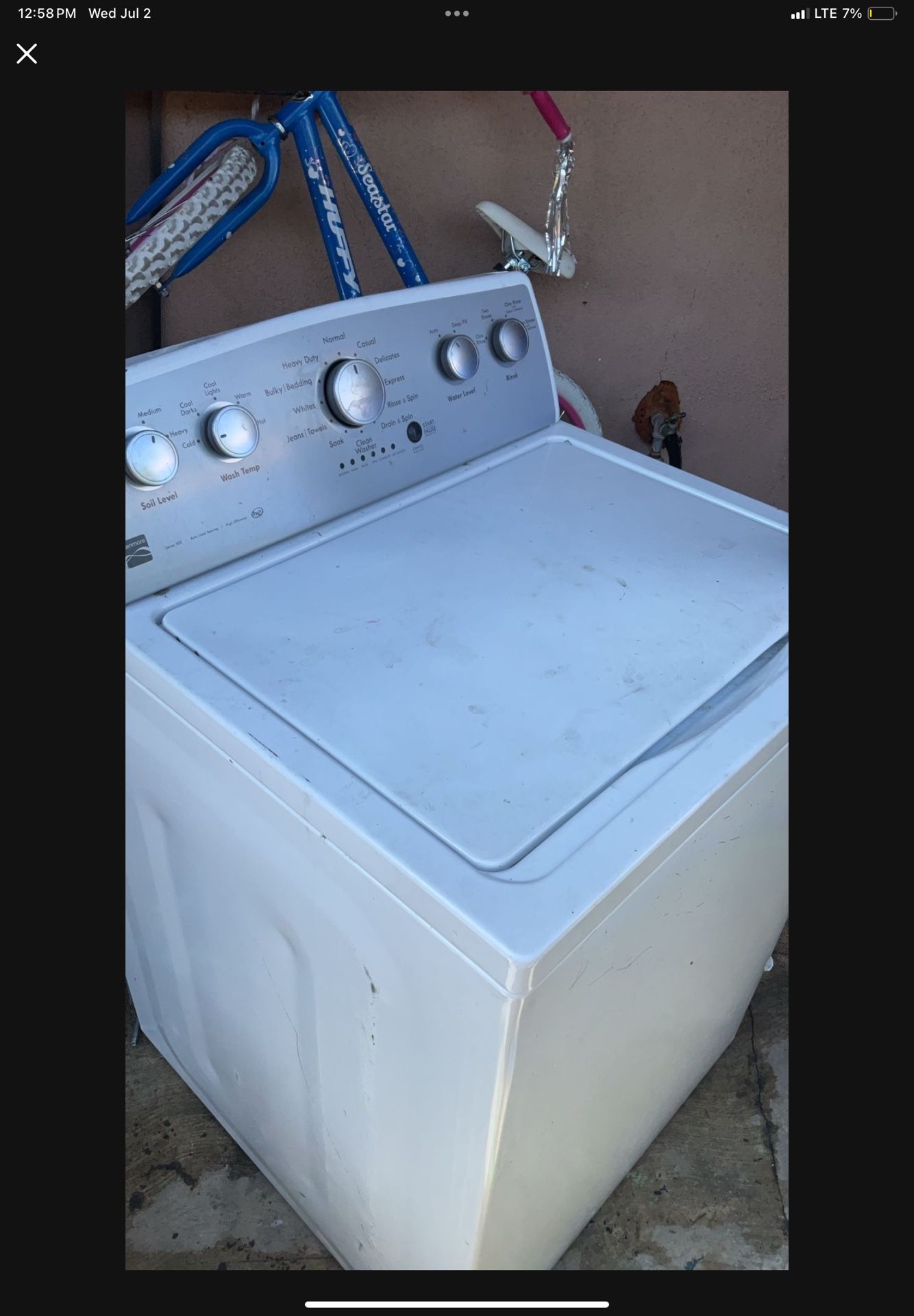 Kenmore Washer