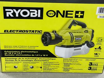 RYOBI ONE+ 18V Electrostatic Sprayer Kit w/ Battery & Charger - NEW