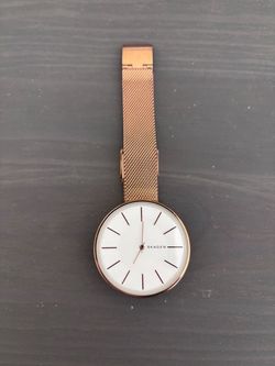 Skagen Rose Gold Mesh Watch