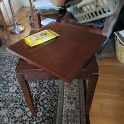 Antique Swivel Table End table 
