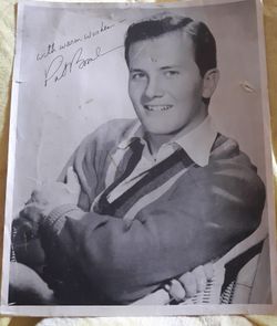 Pat Boone Singer/Actor Autographed 8" X 10" Photo Picture