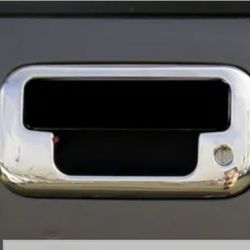 2004 Ford F150 2 Dr/4 Dr TFP 408H TAILGATE HANDLE INSERT HOUSING ONLY STAINLESS STEEL CHROMED FINISH