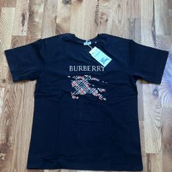 Men’s Burberry Shirt Size Large Black Brand New