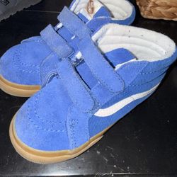 Toddler blue Classic Velcro Vans