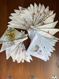 Vintage Handkerchiefs 40 Pieces