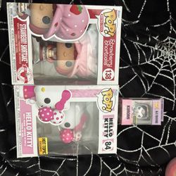 Hello Kitty & Strawberry Shortcake Funko Pop