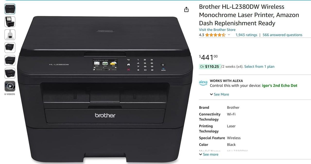 Brother HLL2380DW for Sale in Santa Clarita, CA OfferUp