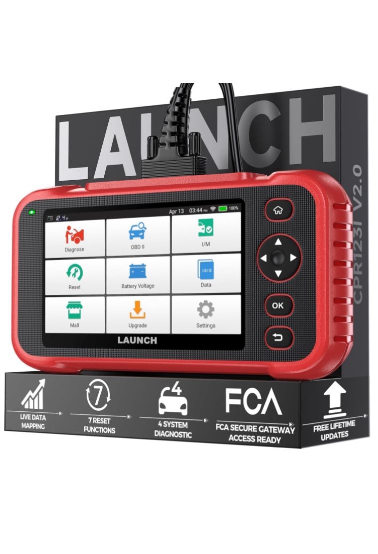 LAUNCH CRP123I OBD2 Scanner Diagnostic Tool, Engine Light Code Reader, ABS, SRS, Transmission, Oil, Brake, DPF, SAS, BMS, Throttle Reset